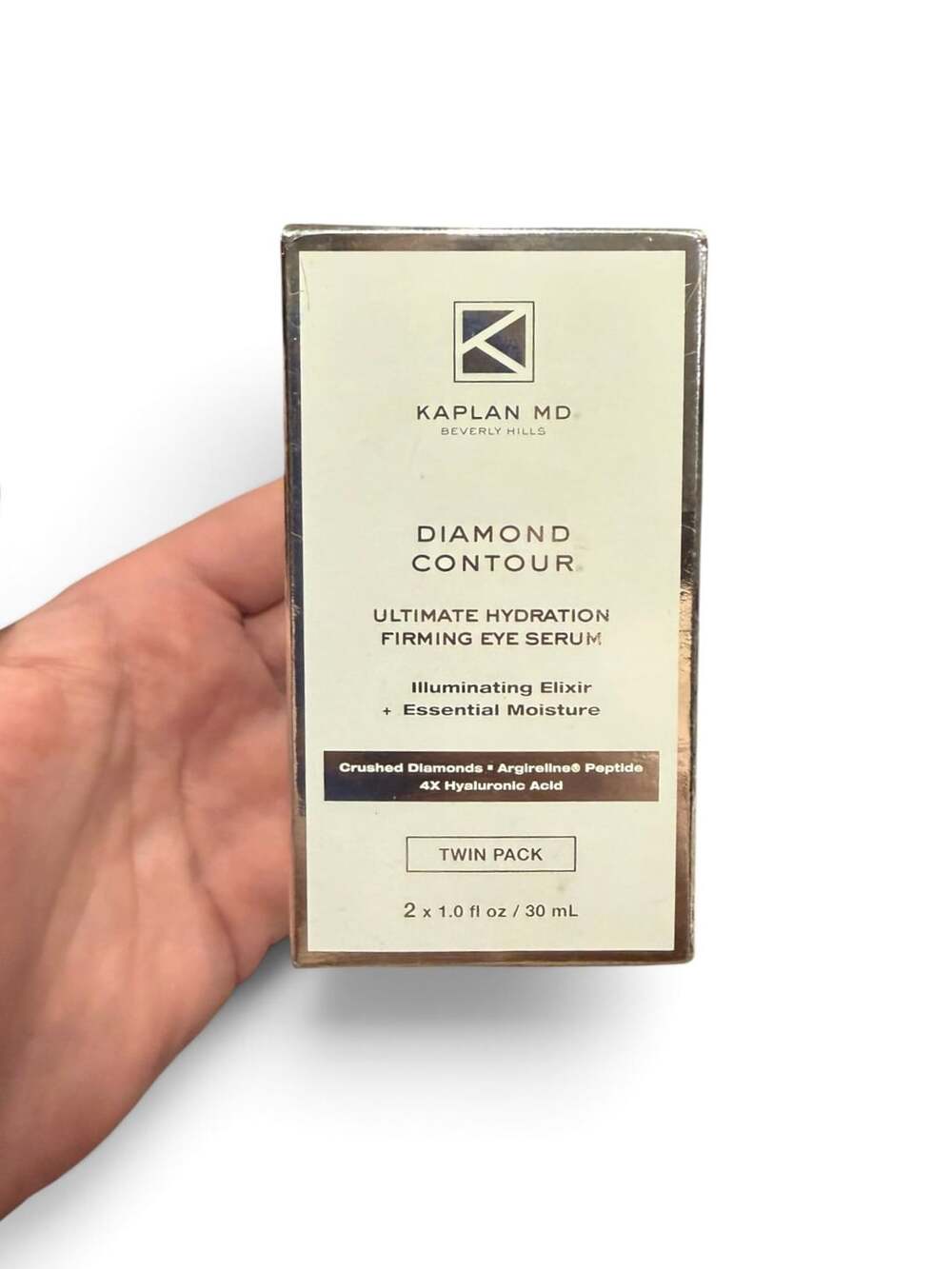 Twin Pack Kaplan MD Diamond Contour Ultimate Hydration Firming Eye Serum!